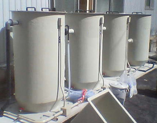Wastewater treatment tanks